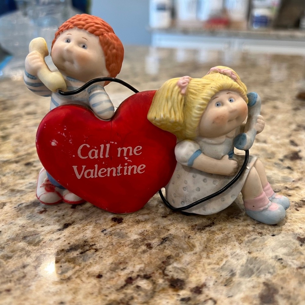 Vintage 1985 Cabbage Patch Kids‎ Call Me Valentine Figurine Xavier Roberts CPK
